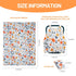 80S Summer, Muslin Car Seat Cover for Babies - Soft & Breathable Infant Carrier Canopy, Lightweight Sunshade