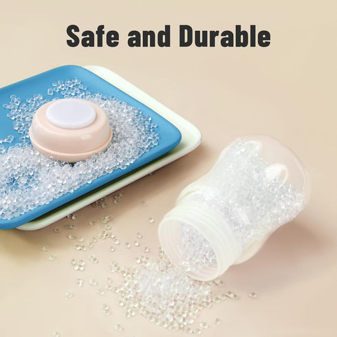 6pcs 6oz Phanpy Breast Milk Storage Bottles with Handwriting Stickers, Breastmilk Storage Containers for Fridge, Wide