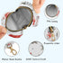 YETTASBIN Christmas Santa Claus Portable Pacifier Holder Case with Metal Hook Buckle & Zipper for Diaper Bag