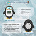 Bath Thermometer for Baby, Safety Floating Water Temperature Gauge with Battery Power Display Feature
