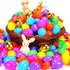 518 -2.36" 18 NEWBEA Easter Eggs Bright Colors Plastic Easter Eggs Empty Include Golden Eggs Perfect for Eggs