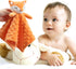 '+10"X10" CREVENT Soft Plush Animal Face Security Blankets for Boys and Girls, Great Gifts for Birthday Baby Shower