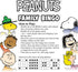 AQUARIUS Peanuts Family Bingo Game