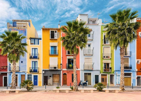 Ravensburger 14977 Mediterranean Collection | Villajoyosa, Alicante, Spain | 1000pc Jigsaw Puzzle for Adults & Kids Age