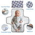 Cute Elephant Portable Diaper Changing Mat,Waterproof Foldable Travel Changing Pad,On-The-Go Wipeable Reusable Changing