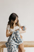 Large Knit Baby Swaddle Blanket - Premium Receiving Blanket in Polar Design