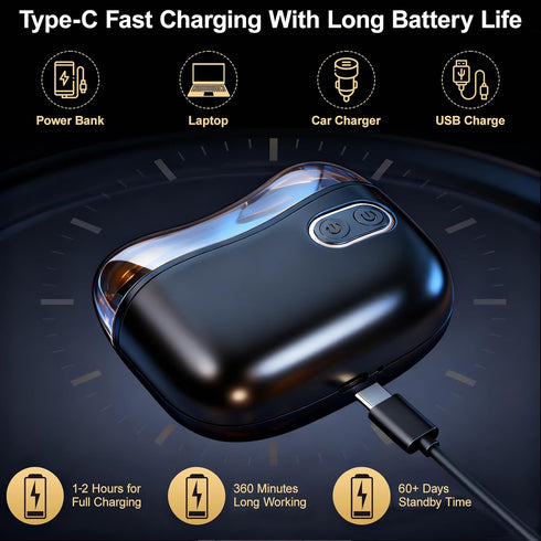 Vazpalas 3 in1 Trimmer Electric Nail Clipper, Baby Nail Electric, Smart Easy Nail Clipper with LED Light & Nail Clip