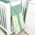 Set, 4-Piece Set, Set, Green Leaf Crib Bedding Baby Boy Bedding Neutral Nursery Bedding Fitted Crib Sheet, Crib Skirt