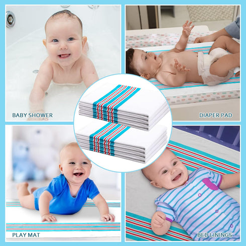 Remerry 8 30 40 Inch 100% Pcs Receiving Blanket, x Hospital Blankets Cotton Flannel Soft Warm Swaddle Coverings