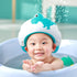 Naroote Portable Dinosaur Kids Shampoo Cap - Soft & Lightweight Bath Cap (Blue)