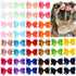 40PCS 3Inch Hair Bows for Girls, Grosgrain Ribbon Toddler Hair Accessories with Alligator Clips for Kids