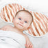 tplaotee 22x11in Pastel Brown Zebras Cotton Soft Burp Cloths Soft and Absorbent? Baby wash Cloth for Gender Neutral