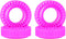 1.0 Silicone Tire Inserts for RC TRX4M SCX24 FCX24 Ax24 1/18 1/24 Crawler Wheels Foam Fill Kit, OD 58-63mm (Pink)