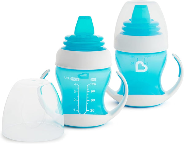 Munchkin Gentle Transition Baby Sippy Cup, Baby's First Sippy - Helps Babies