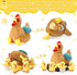 6 Skylety Pcs Chicken Stuffed Animal with Baby Chicks Inside Chicken Plush Toy for Kids Stuffed Animal Egg Laying Hen