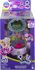 Polly Pocket Dolls and Accessories, Compact with 2 Micro Dolls, 15 Toy Pieces, and 1 Fashion Piece for Double Play Space