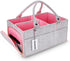 Baby Diaper Caddy Organizer for Girl Boy Large Nursery Storage Bin Basket