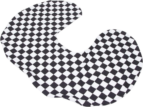 ZJchao Black Print Baby Nursing Pillow Cover U Shaped Washable Breatfeeding Slipcover for Moms (Black and White
