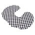 U-Shaped Nursing Pillow Cover - Black and White Checkered, Soft & Washable