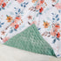 BORITAR Baby Blankets, Super Soft Plush Mink Fabric for Boys & Girls, 30 x 40 Inch Floral Receiving Blankets
