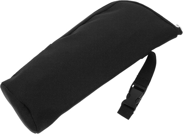 Insulated Milk Bottle Pouch for Babies Black Thermal Feeding Bottle Bag with