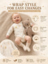 Set, 8-Piece 0-3 3-6 Newborn Baby Gift Cotton Baby Clothes Gift Box for Months and Months, Baby Shower Welcome Gift