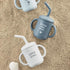 Stephan Baby Sippy Cups, Soft Silicone Training Cup with Lid & Straw, 4-Ounce, Sea Star
