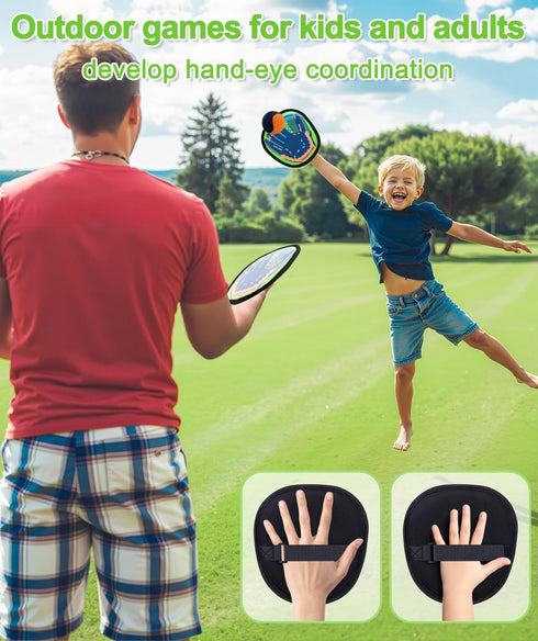Set 3 4 5 6 7 8 4-8 8-12 Toss and Catch Ball Game Birthday Gifts for Years Old Boys Girls, Yard Camping Outdoor Games