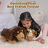 18" 4-Pack Set, Muiteiur Dog Stuffed Animals, Dachshund Stuffed Animal Cute Wiener Dog Gift for Kids, Boys, Girls