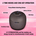 LemLings 2 Settings (60s 180s) Pacifier Box, Portable UV-C Box for Pacifiers USB Rechargeable Mini Pacifier Box Time