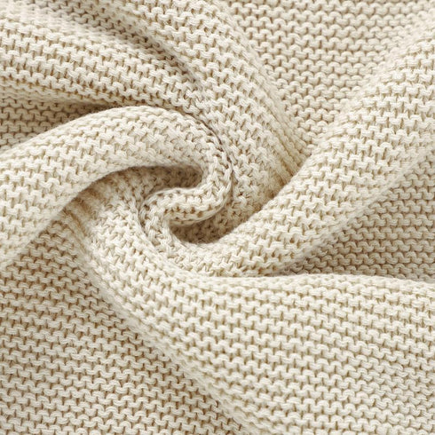 Neiwech 30 40 Inch Baby Blanket Boy Girl Cotton Knitted Soft Swaddling Receiving Baby Blankets for Newborn Toddler Crib