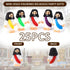 25Pcs URSKYTOUS Little Jesus Figures Bulk Mini Jesus Figurines Tiny Small Rubber Baby Jesus Toys to Hide Cute Pocket