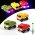 Track Cars Replacement - Glow in The Dark Toy Cars with 3 Flashing LED Lights, Compatible with Most Car Tracks