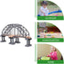 Toyvian Wooden Train Tracks Suspension Bridge Toy - Children Railway Toy Accessory for Kids