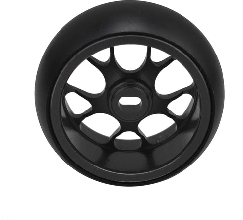 4pcs 25x11MM RC 1:28 Drift Tires, Black Mesh Wheel Hub Replacement for WL 1/28 K969 K989 P929 Upgrade Parts