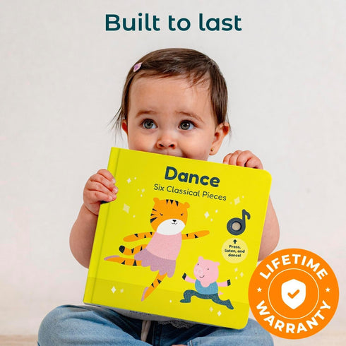 1-3 Cali's Books Dance to Classical Music Book Toddlers Years Old - Nursery Rhymes Musical Book, Headphone Jack