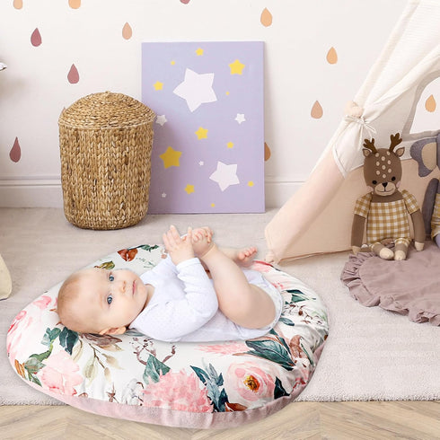 Nursing Pillow Cover and Newborn Lounger Cover for Babies, Nursing Covers for Breastfeeding Pillows, Reversible