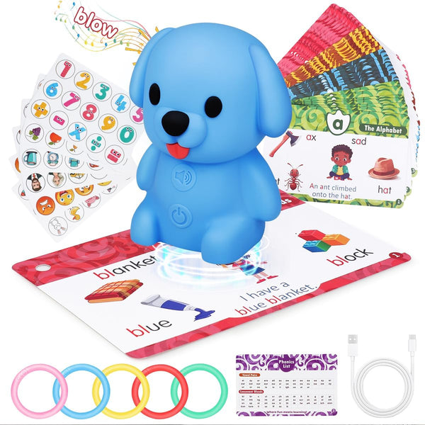 Phonics Talking Flash Cards with Reader Dog, Learn to Read with 148