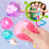 FauKait 4pcs 1.8inch (4pcs) Mini Small Masonry Ice Squishy Stress Balls-Polyhedron Diamond Sugar Balls Slow Rise-Fidget