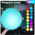 3 Otters 3PCS Light Up Beach Balls, 16" Glow Pool Balls with Remote Control for Kids Summer Parties