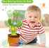 Emoin Dancing Cactus Talking Toy, Cactus Baby Toy Singing Children's Song, Mimicking Recording Educational Toy