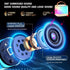Xiwoa 4-12 Karaoke Machine for Kids,Portable Bluetooth Speaker with Wireless Microphone for Illusionary Flowing
