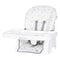 Baby Trend Adapt SpaceSaving Booster High Chair, Elephant Meadow Coral
