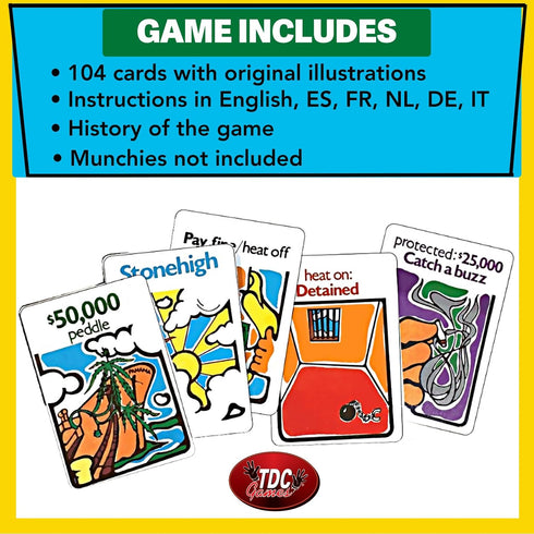 TDC Games Grass Card Game - Fast Paced Novelty Game for 2-6 Players, Fun for Adults and Friends