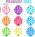 9 Pcs Math Fidget Spinners, Math Fidget Toy for Adults, Learn Multiplication and Division with The Math Spinners, Math