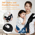 25-60lbs, Baby Carrier Newborn to Toddler - Adjustable Sling Carrier for Comfortable Hands-Free Carrying (Black)