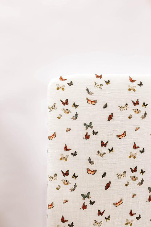 Clementine Kids Crib Sheets (Butterfly)