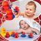 24 Leyndo Pcs Spider Rubber Duck Bulk Spider Birthday Party Decoration Favors Squeaky Red Blue Duck for Bathtub