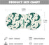 siphylline Set 2, 22x11in Emerald Green Playful Whale Cotton Muslin Burp Cloth Breathable Milk Spit Up Cloth for Gender