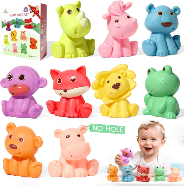 Baby Bath Toys for Babies 6-12 Months | Sealed, No Hole &